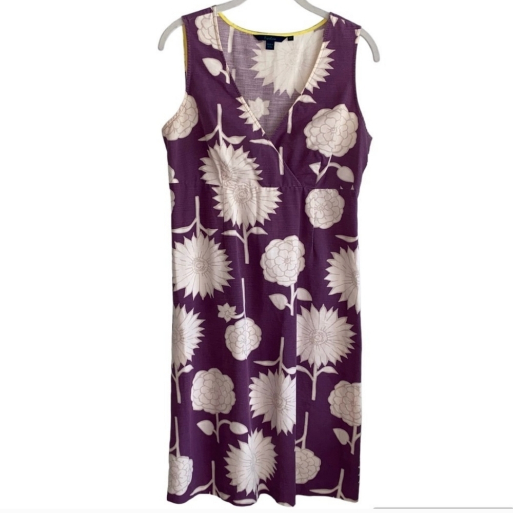 Boden size 12 purple cotton dress